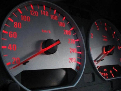 Dashboard Gauge Rings Silver for BMW 3 Series E36 Z3 M3 (1992-1999)