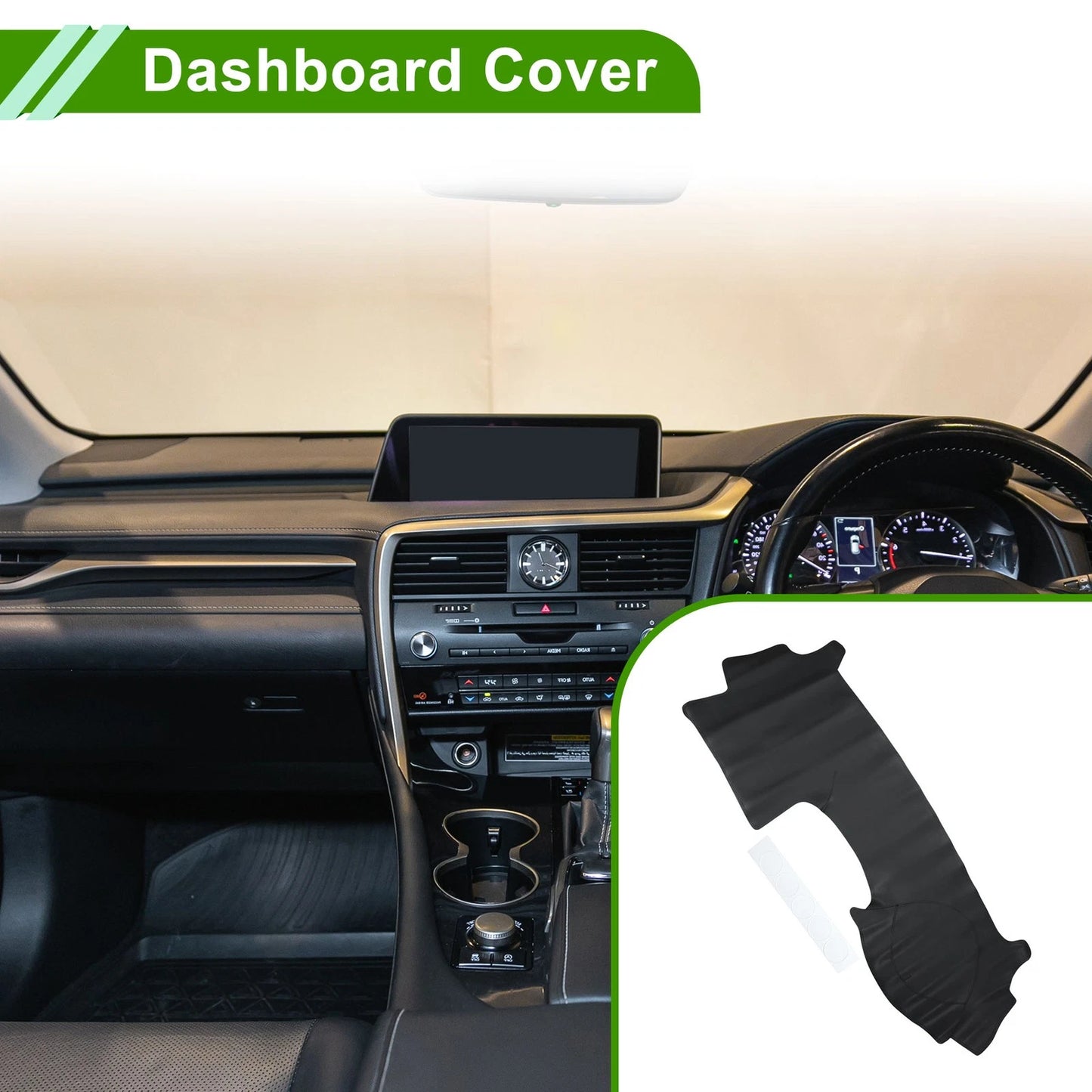 Dashboard Cover Mat for Lexus RX300 (1999-2003) - Black Dash Carpet