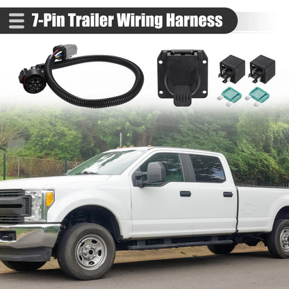 7-Pin Trailer Wiring Harness Connector for Ford F-250 Super Duty (2017-2023)