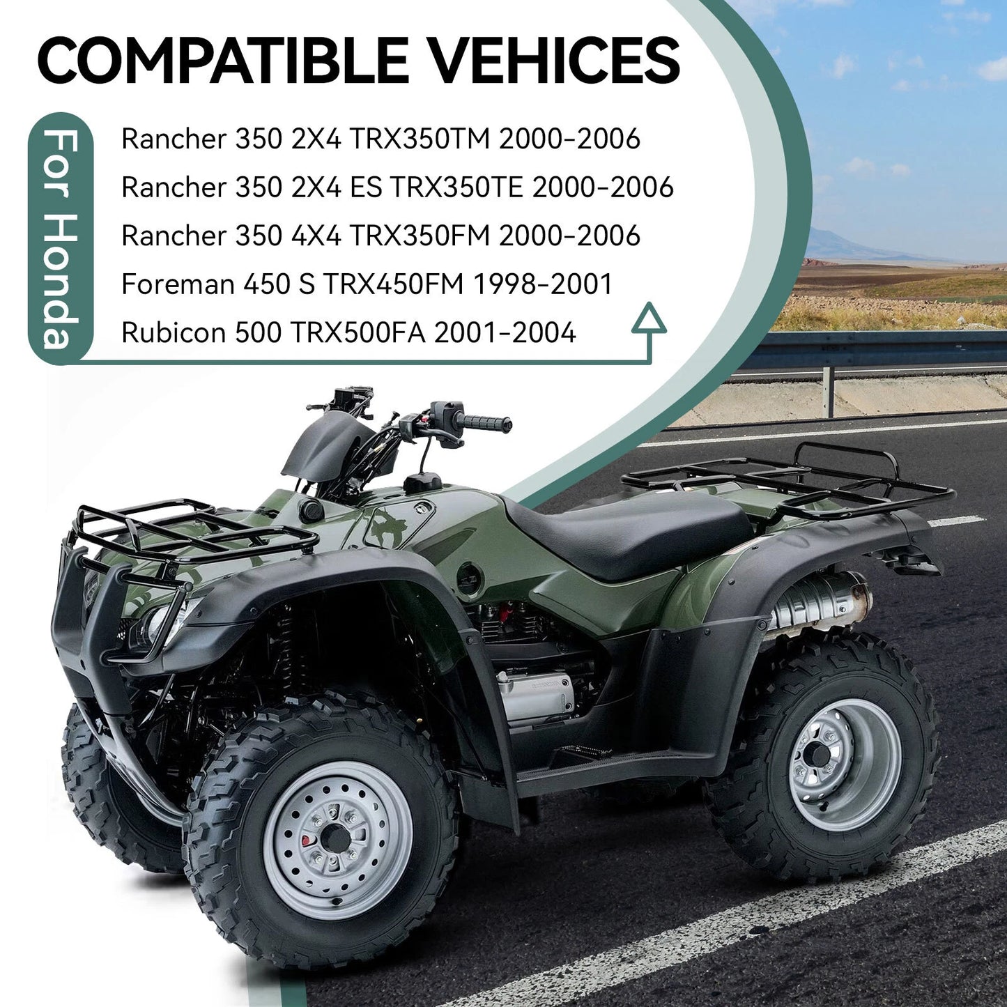 Upper Cover for Honda TRX 350 Rancher TE 2x4 ES (2000–2006)