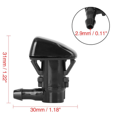 2 x Windshield Washer Sprayer Nozzles for Ford F250 F350 F450 F550 (2011-2016)