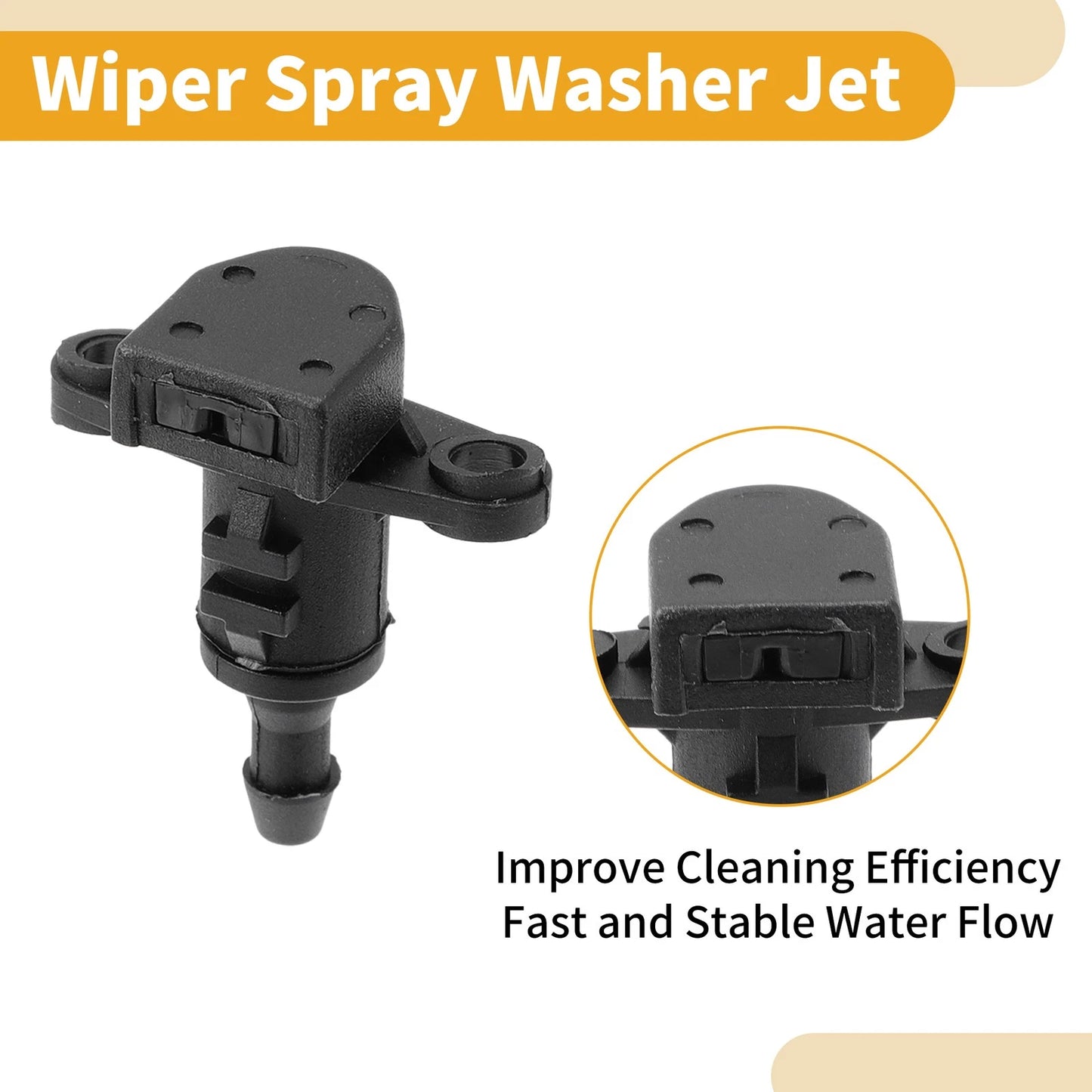 Windshield Washer Nozzle Kit for Kia Picanto (2011-2023)
