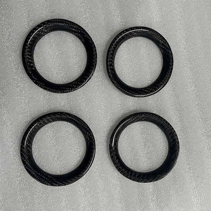 100% Carbon Fiber Dashboard AC Vent Cover Trim Ring for Nissan GTR R35 2009-2016