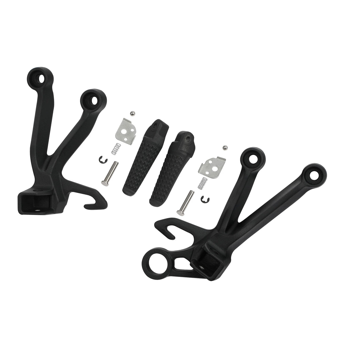 Passenger Footrests Footpegs Bracket for Suzuki GSXR1000 GSX-R1000 (2003-2004)