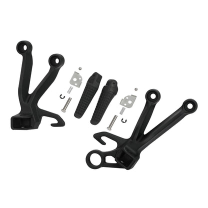 Passenger Footrests Footpegs Bracket for Suzuki GSXR1000 GSX-R1000 (2003-2004)