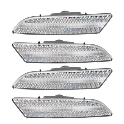 4PCS Clear Turn Signal Side Marker Light for Chrysler Crossfire (2004–2008)