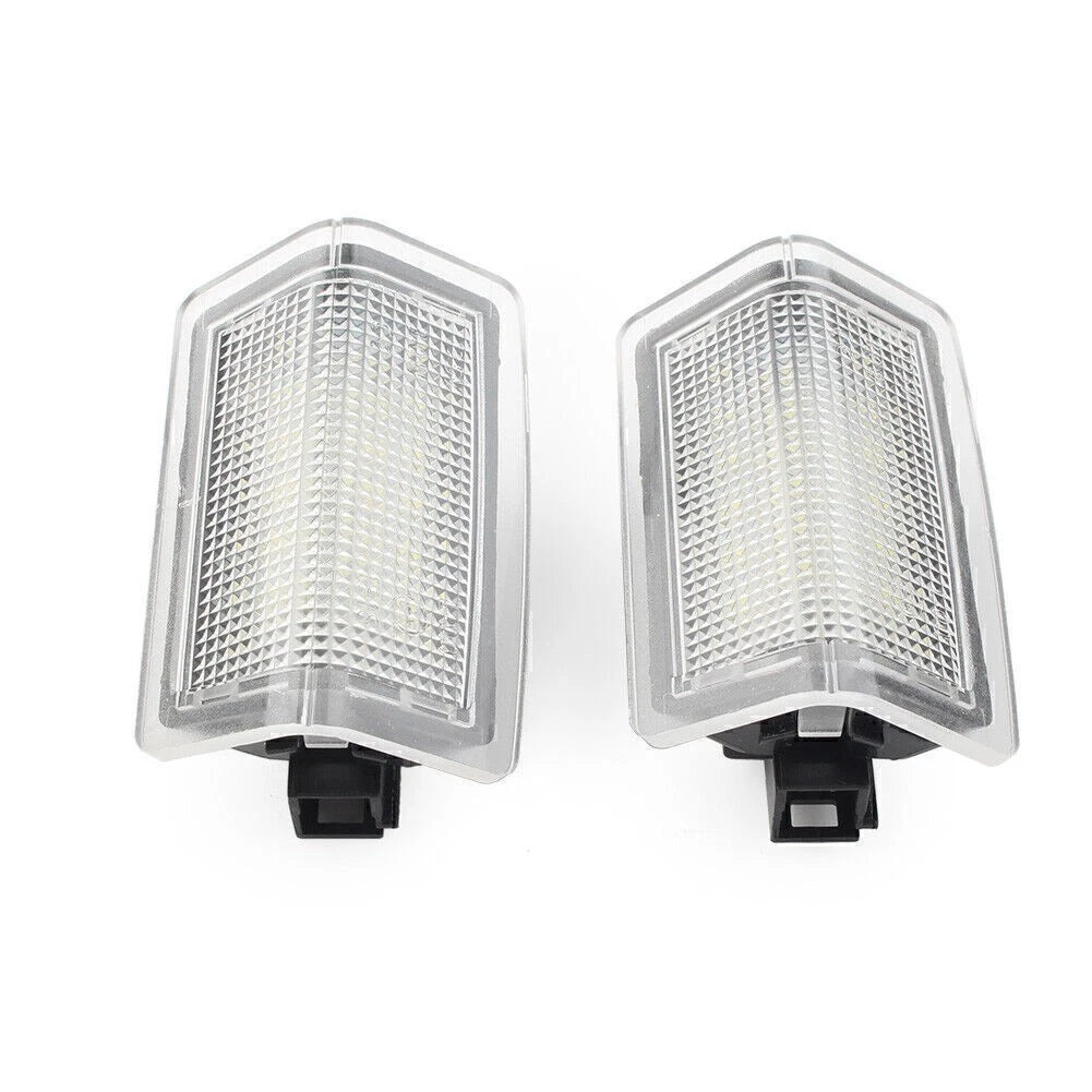 2 x White Courtesy Side Door Lights for Mercedes Benz B C E ML Class