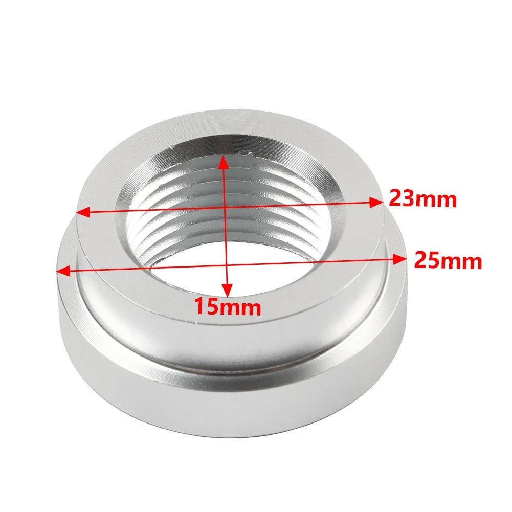 3/8" NPT Silver Aluminum Weld On Flange Fuel Fitting for Make & Model
