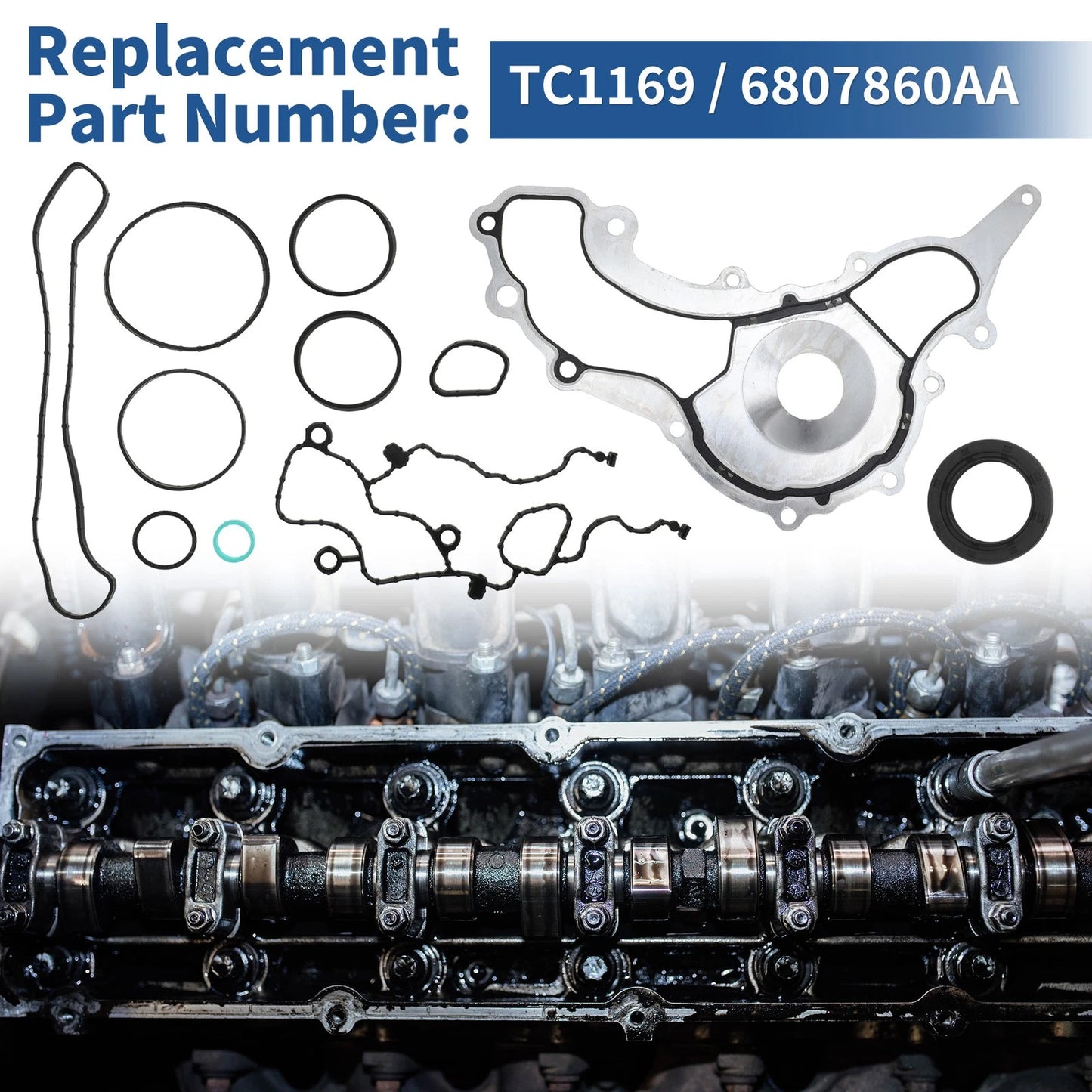 Timing Cover Gasket Set for Dodge Grand Caravan (2011-2018)
