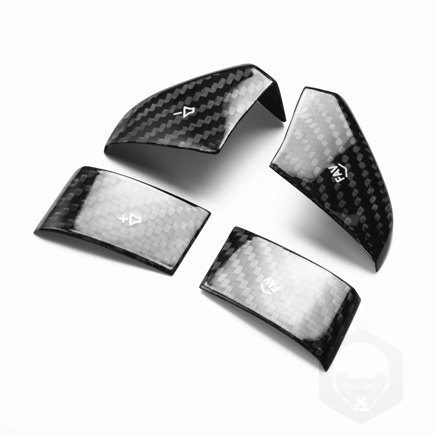 4 x Steering Wheel Lower Button Trims for Chevrolet Corvette C8 (2020-2022)