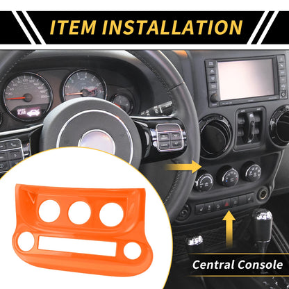 AC Switch Button Control Cover Trim for Jeep Wrangler JK JKU (2007-2018)