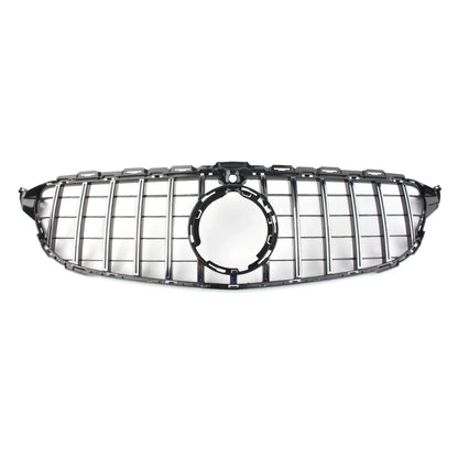 GTR Style Upper Bumper Mesh Grille for Mercedes-Benz C Class W205 C200 (19-23)