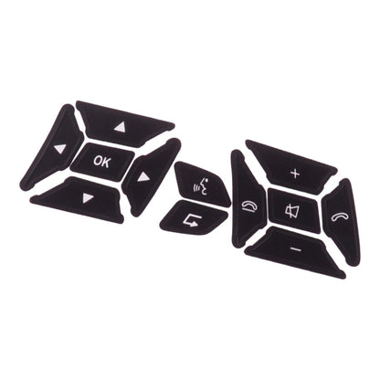 Black Steering Wheel Knob Repair Sticker for Mercedes Benz (2007-2014)