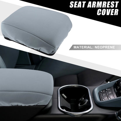 Neoprene Arm Rest Box Cover for Subaru Outback (2020-2023) Gray