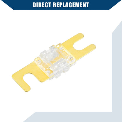 5 x 80A Mini ANL Fuses for Car Motorcycle Boat Gold Tone