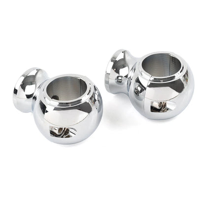 32mm 1.25" Fat Handlebar Risers Clamp Chrome for Harley Touring