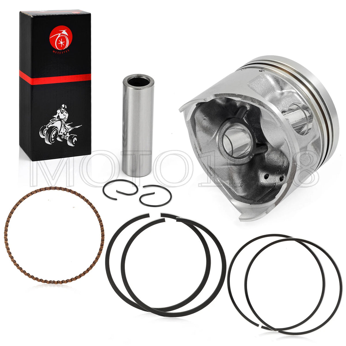 285cc Piston & Ring Kit .50mm Oversize Bore for Yamaha Golf Cart G2-G11 (1988–2010)