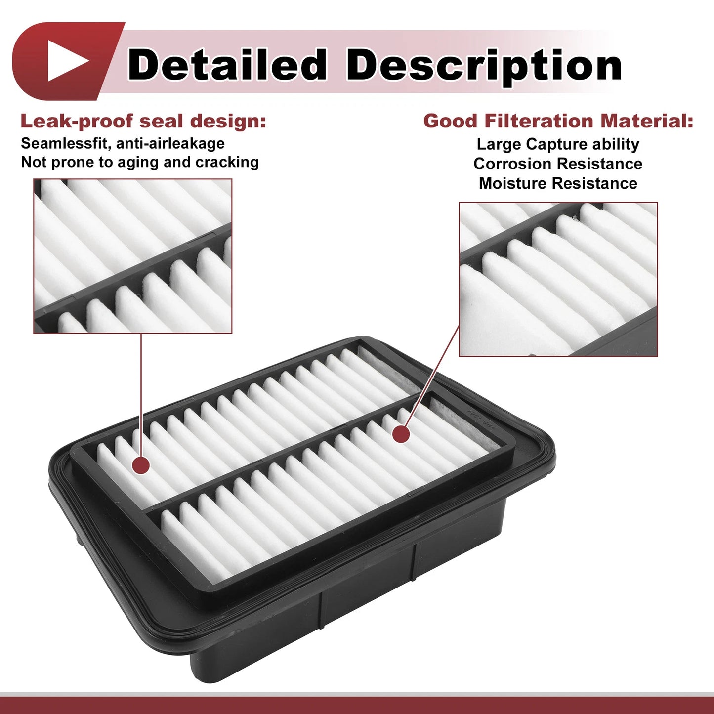 Engine Air Filter No.165464A00J for NISSAN NV100