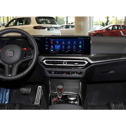 Carbon Fiber Console Dashboard Gear Shift Panel Trim for BMW G80 G82 G87 M3 M4M2