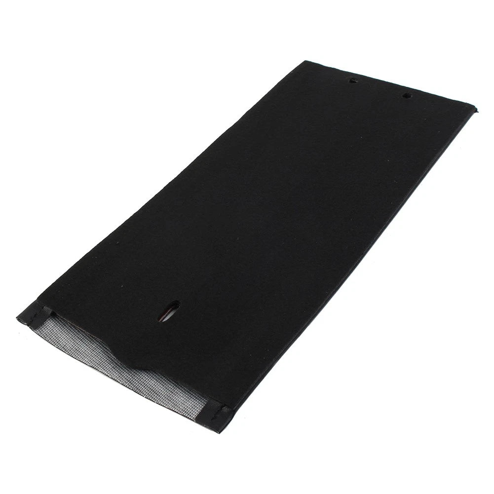 Black Leather Gas Tank Panel Bib for Harley Davidson