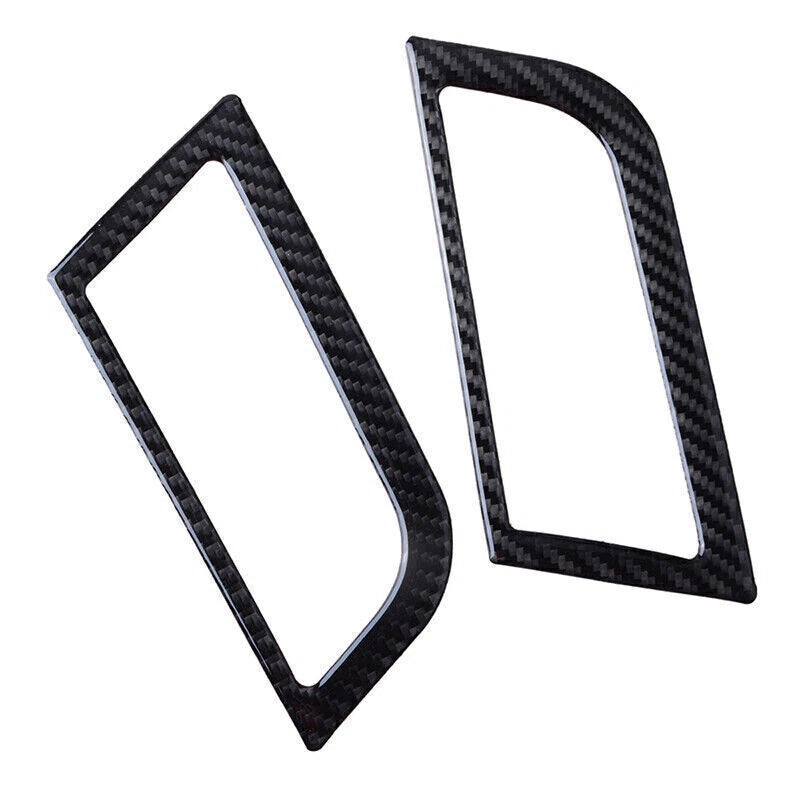 Carbon Fiber Dashboard Side Air Vent Cover Trim for Ford Mustang (2015-2019)