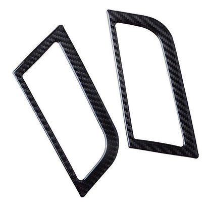 Carbon Fiber Dashboard Side Air Vent Cover Trim for Ford Mustang (2015-2019)
