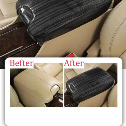 ABS Black Wood 2 x Center Console Armrest Cover for Honda Accord (2008–2013)