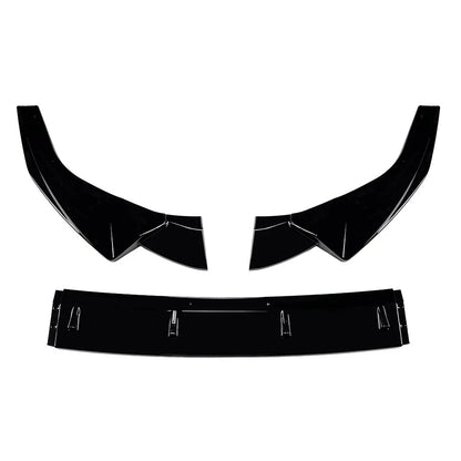 Glossy Black Front Bumper Splitter Lip for Audi A5 Sline S5 (2020-2024)
