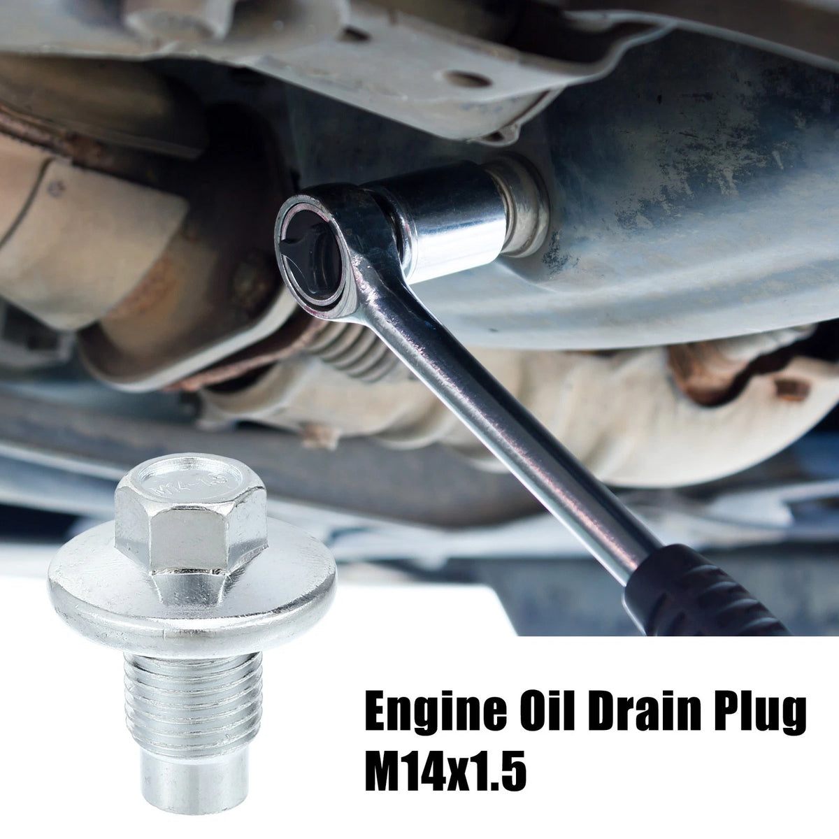 M14x1.5 Steel Engine Oil Drain Plug Screws for Mercedes-Benz