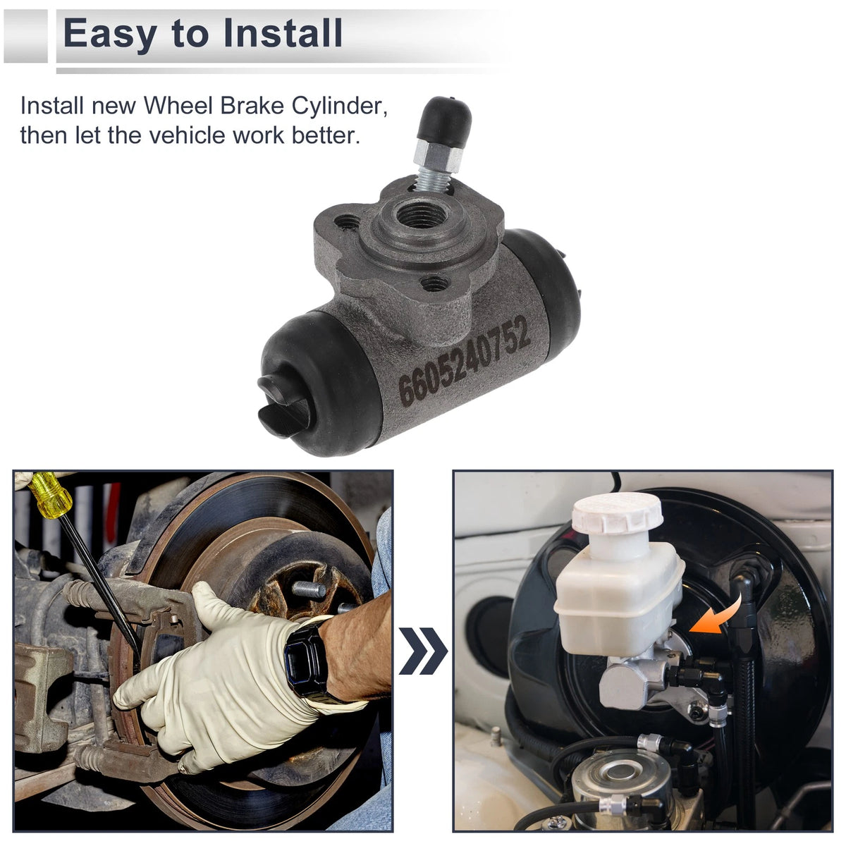 Rear Right Brake Wheel Cylinder for Toyota Corolla (1983-2001)