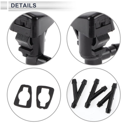 Washer Nozzle & 6 x Hose Connectors for Ford