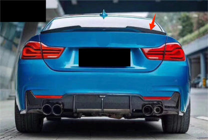 Rear M4 Style Spoiler Wing Glossy Black for BMW 4 Series F32 Coupe (2014-2020)