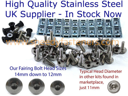 Fairing Bolts & Screen Screws for Aprilia RS125 (2006–2012)