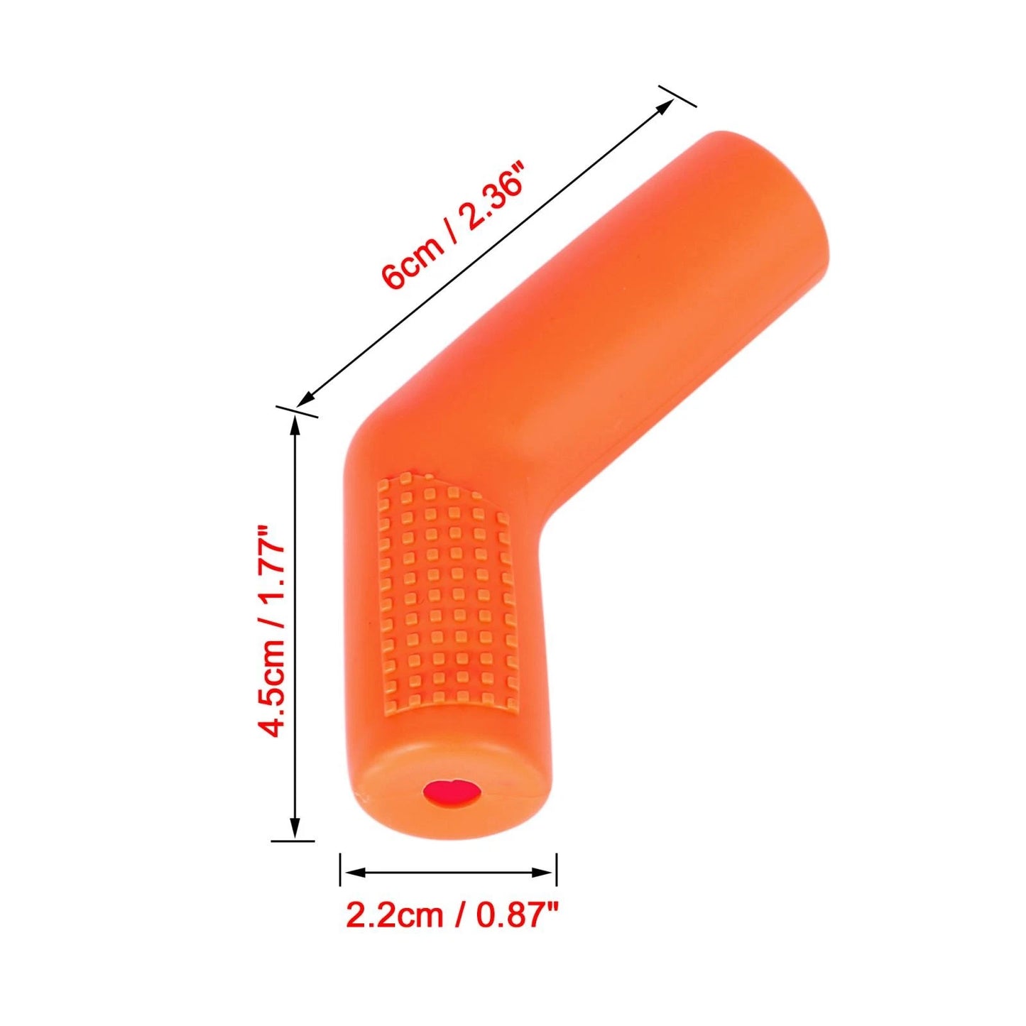 Orange Gear Shift Shifter Protector Cover Cylindrical Anti Slip for Motorcycle