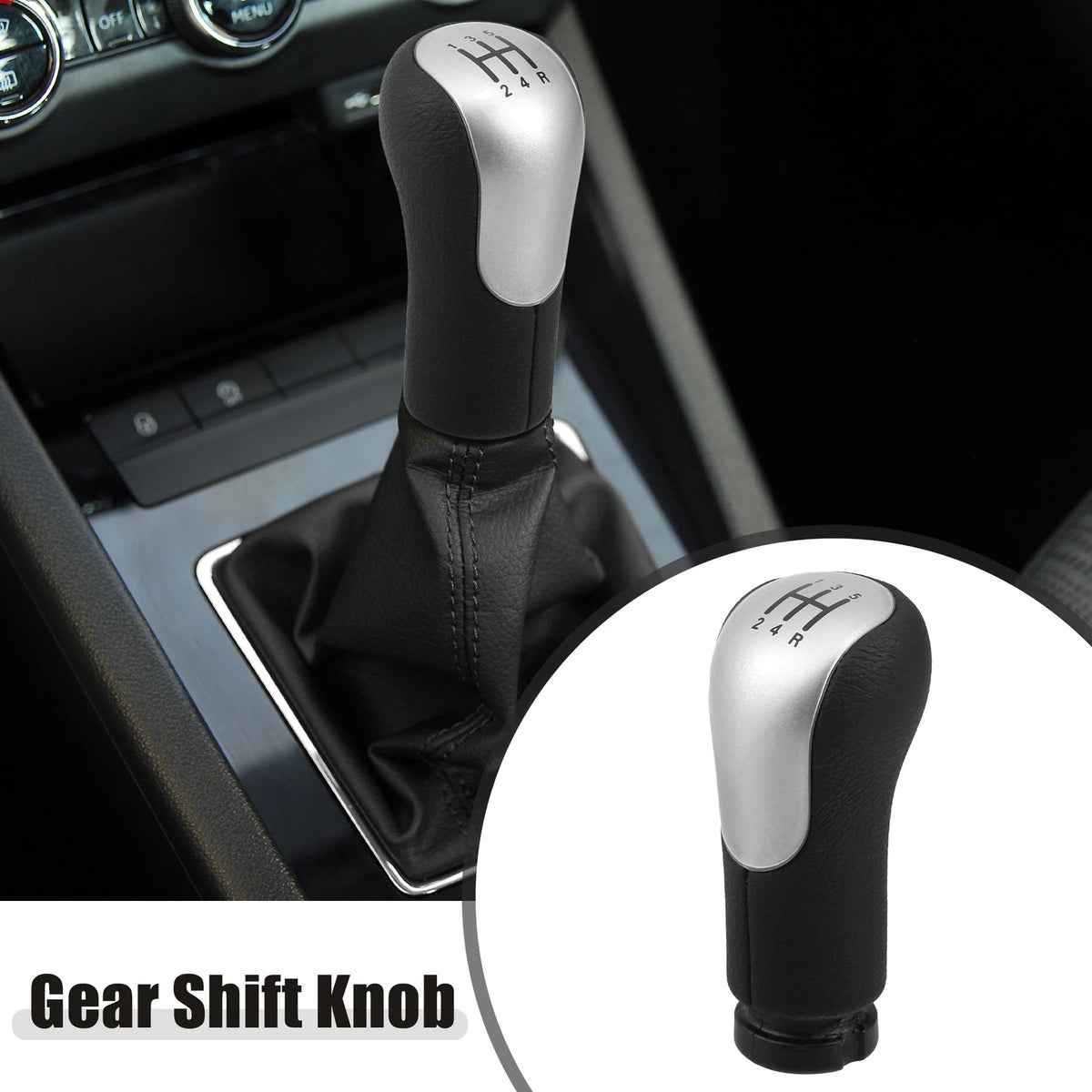 5 Speed Manual Gear Shift Knob for Ford Fiesta, Fusion (2011-2023)