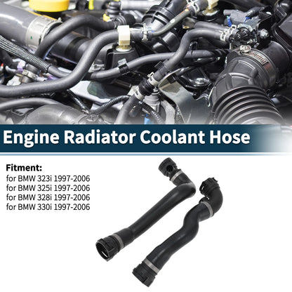 Engine Radiator Coolant Hose for BMW 323i (1997-2006)