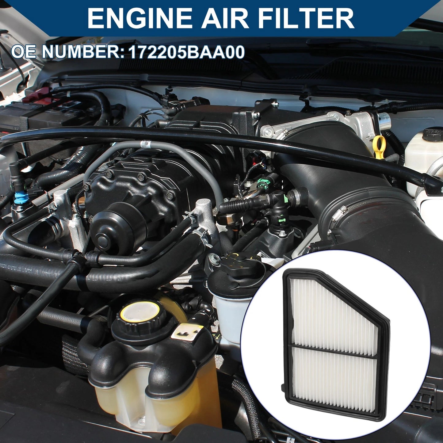 Car Engine Air Filter for Honda HR-V 2.0L (2023-2024) - 1 x Quality Filter
