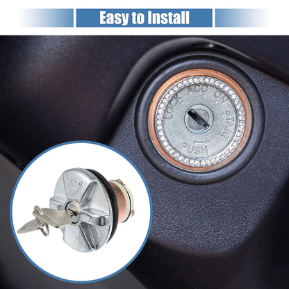 1 Set Ignition Switch Cylinder Set with Keys for Toyota Pickup (1984–1995)