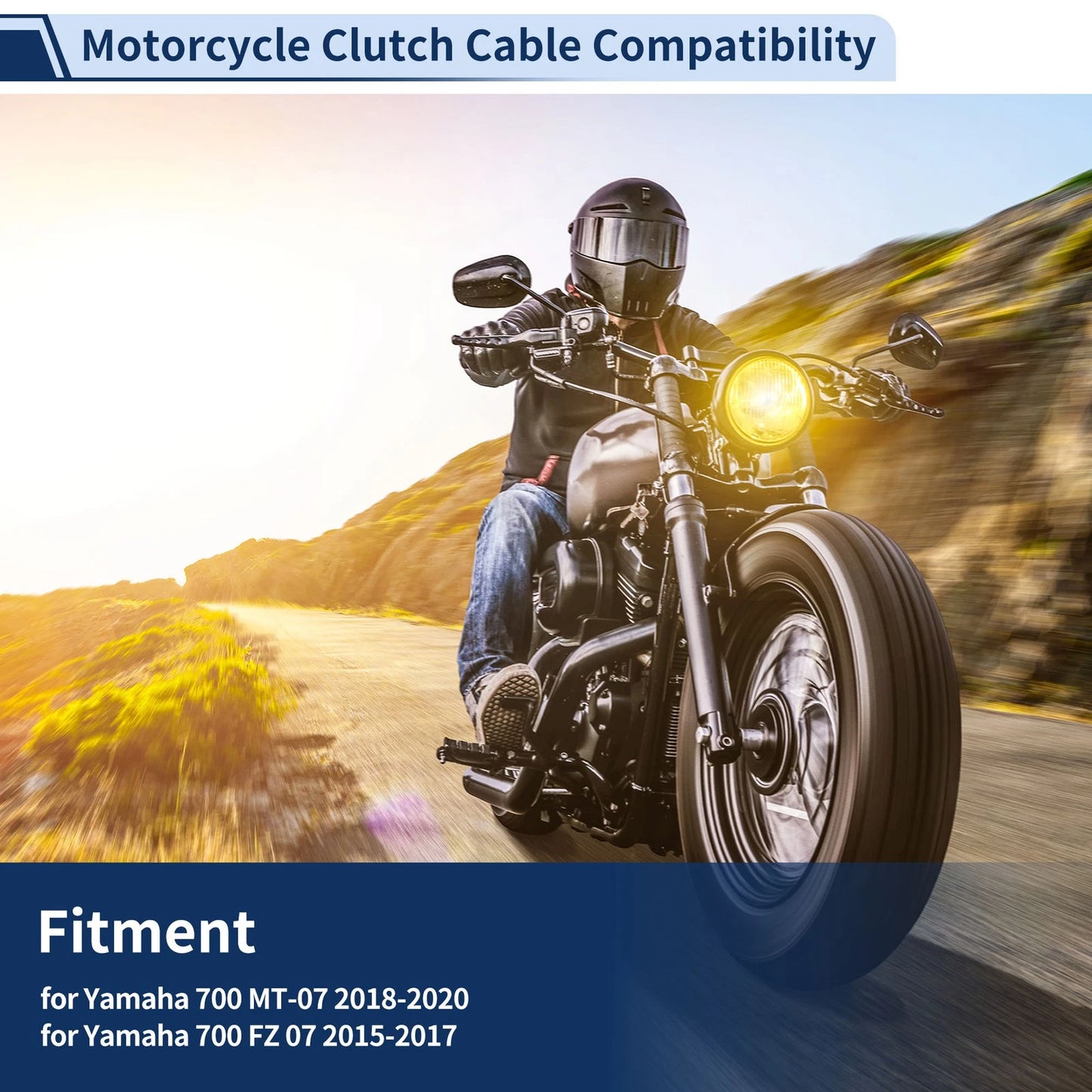 1 Pc Motorcycle Clutch Cable for Yamaha MT-07 (2018–2020)