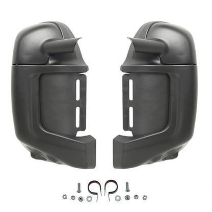 Matte Black Lower Vented Leg Fairing Glove Box for Harley Touring (1983-2013)