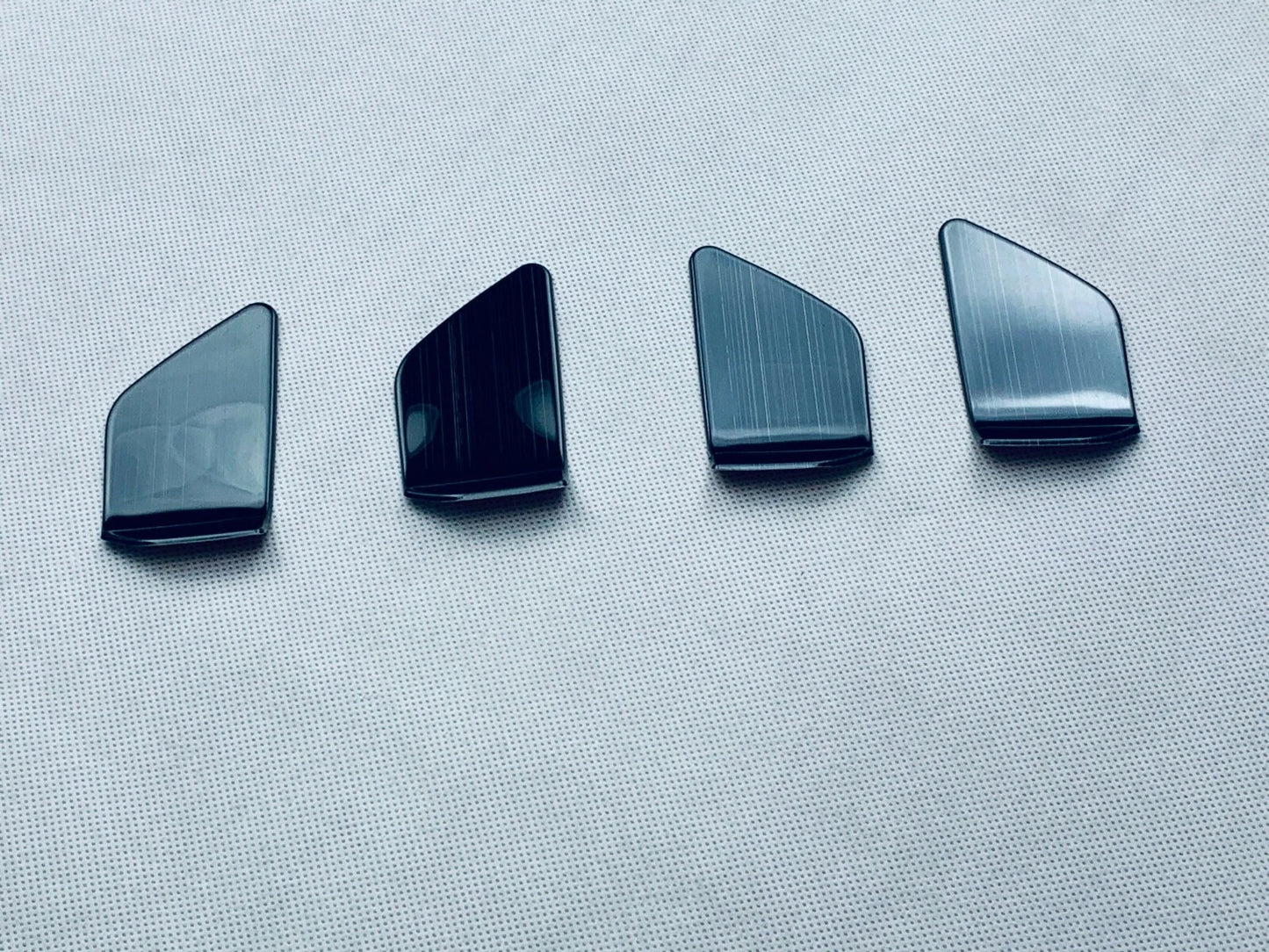 Steel Black Interior Door Handle Bowl Cover Trim for Nissan Rogue (2021-2023)