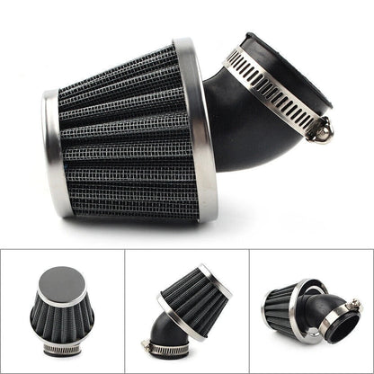 38mm Bent Neck Air Filter for Dirt Pit Bike ATV Quad GY6 Moped Scooter