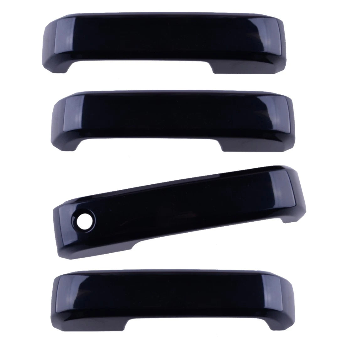 4 x Gloss Black Exterior Door Handle Covers for Ford F150 (2015-2020)