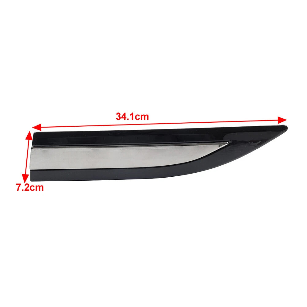 Silver Fender Side Air Vent Cover Trim Left for Range Rover Evoque (2019-2023)