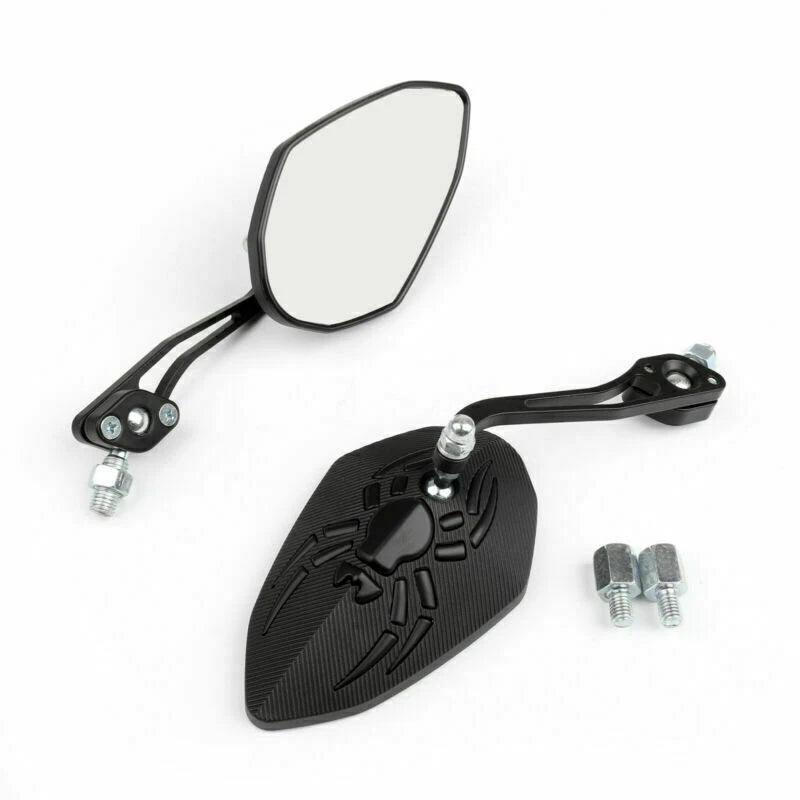 8/10mm LH & RH Motorcycle Mirrors for Suzuki VS600 VS750 VL800 (2001-2019)