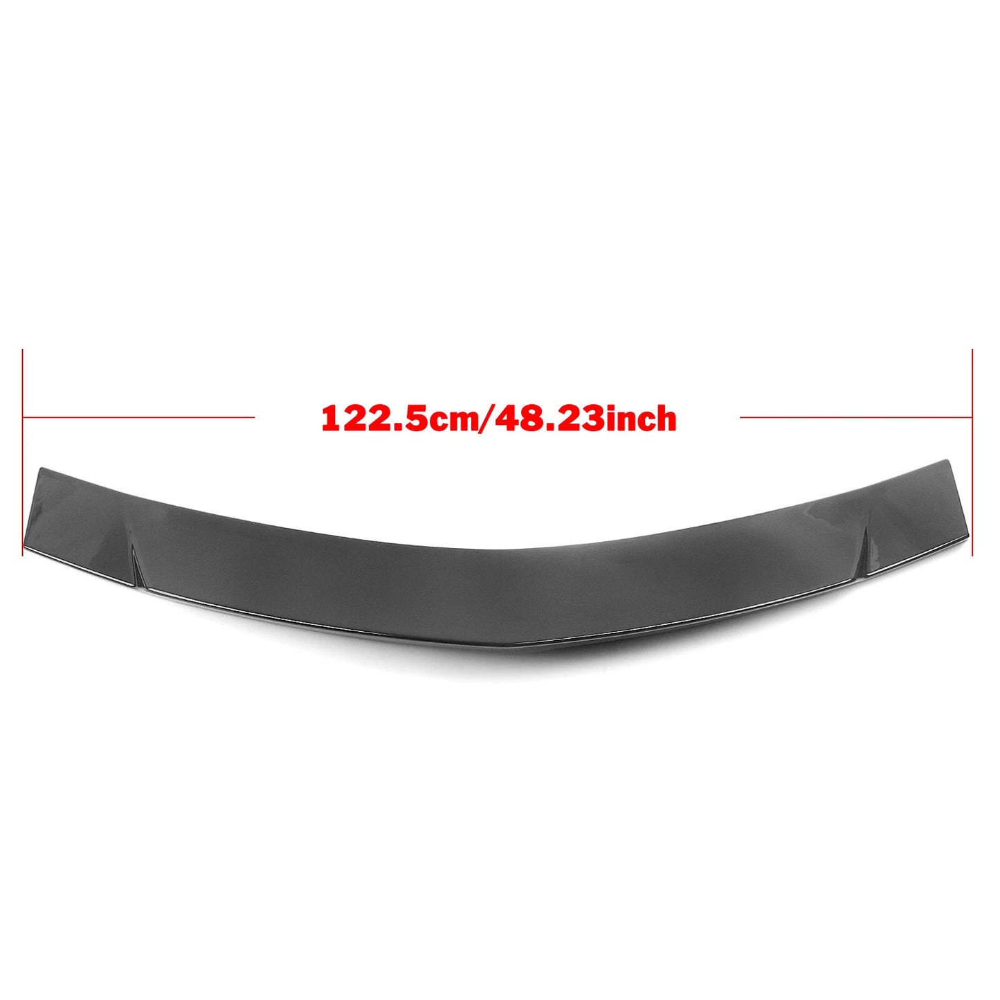 Rear Boot Spoiler Lip Gloss Black for Cadillac CTS (2008-2013)