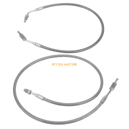 2 x Front Left & Right Brake Hose Line for Polaris Ranger TM 650