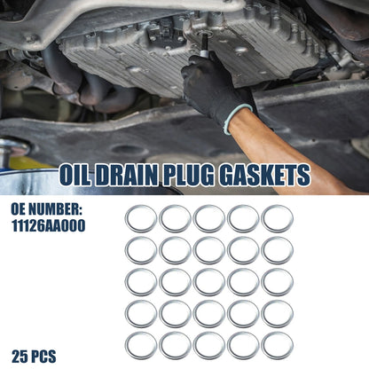 25 x Oil Drain Plug Gaskets 20mm ID for Subaru Baja (2003-2006)