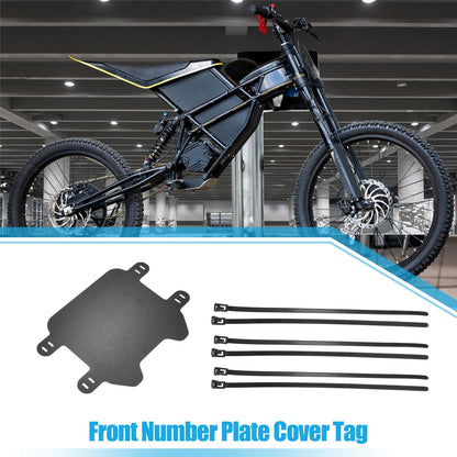 1 Set Front Number Plate Cover Tag for Light Bee Surron Electric Dirt Bike