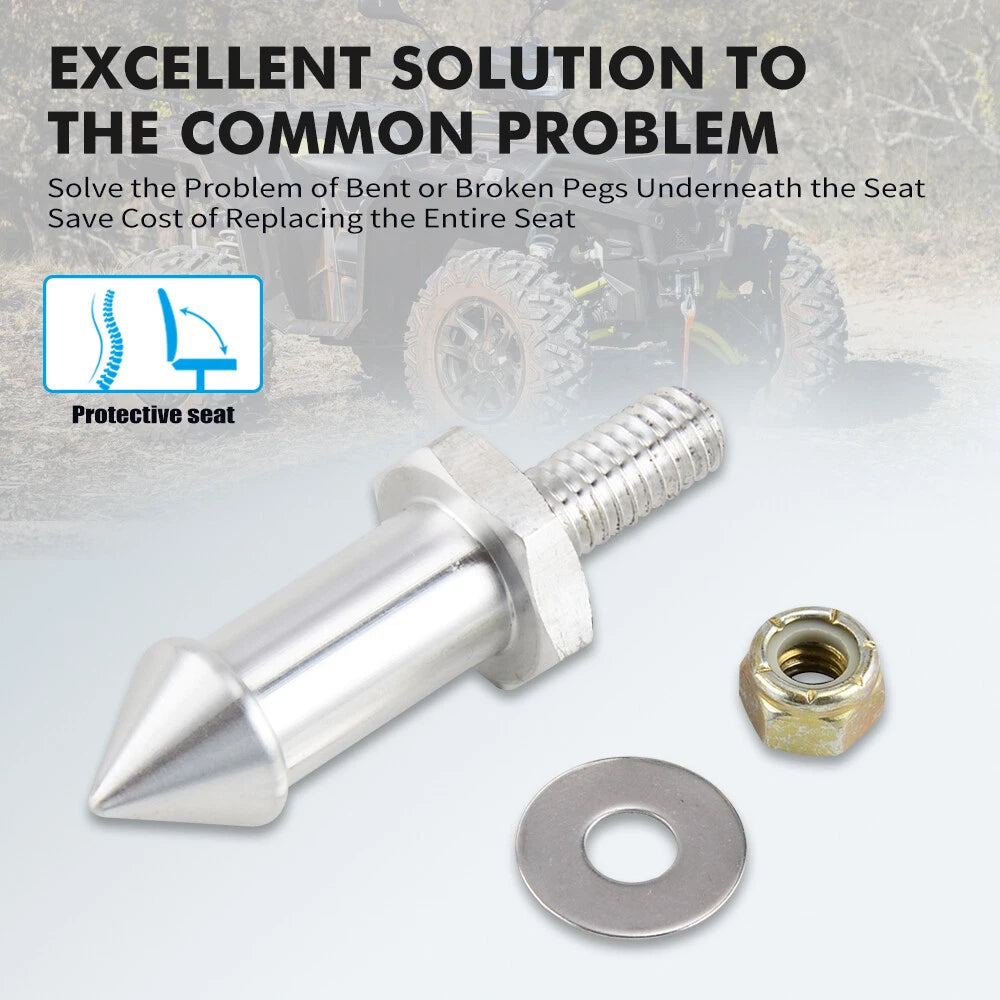 M8 Seat Latch Pin Kit for Polaris Sportsman XP 1000, 570, 850 (2014-2023)